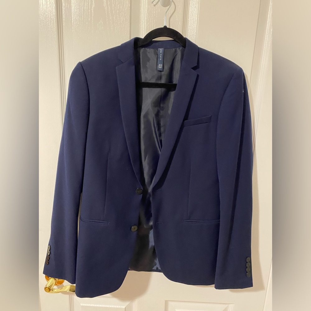 Zara man blue blazer size 38